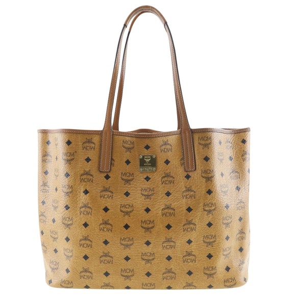 MCM Visetos Brown Leather tote - Picture 1 of 8